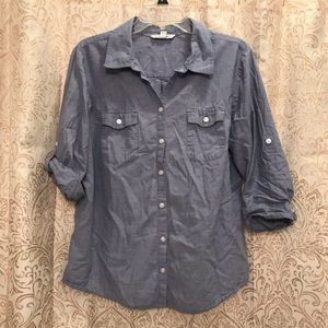 Croft and Barrow chambray button down shirt